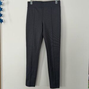 🔴NWT! Stretch Mid-Rise Seamed Heather Charcoal Leggings